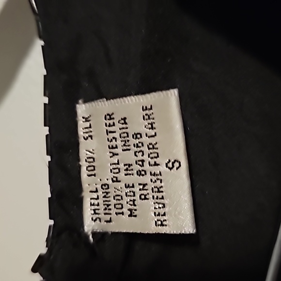 Laurence Kazar Womens Dress Vtg Sz S Beaded Black Silk Evening Zipper VG… - Picture 8 of 16